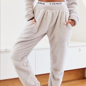 lounge underwear teddy grey joggers